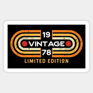 Vintage 1978 | Retro Video Game Style Magnet